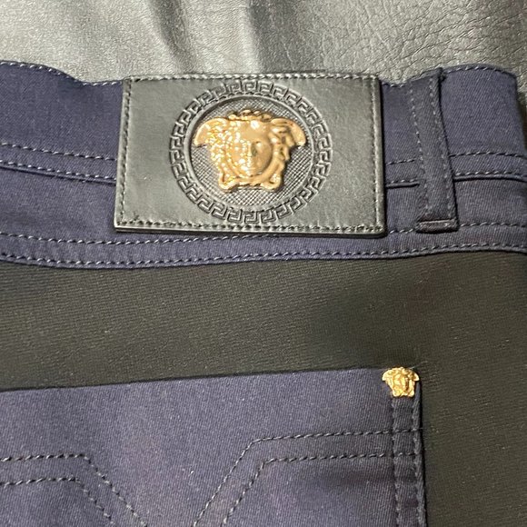 New Versace Ladies Jeans Pantalone Two Tone !!